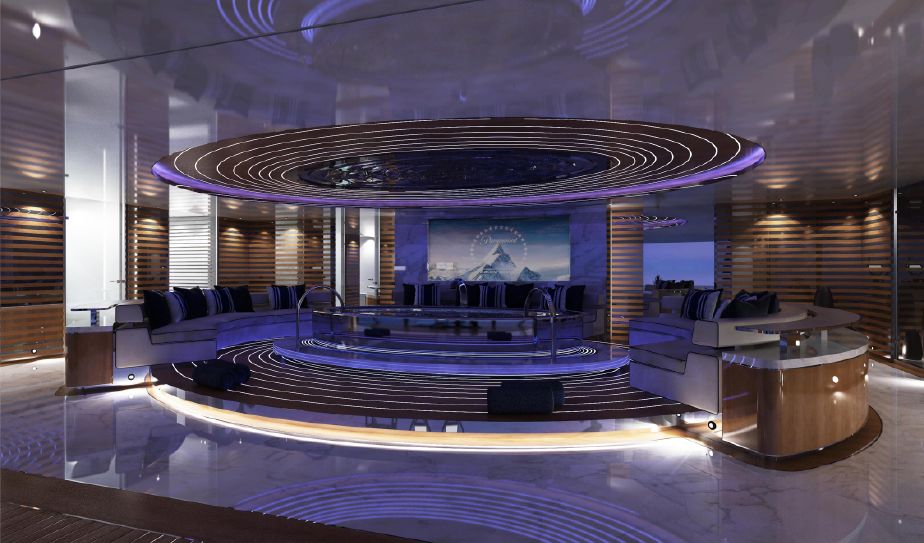 Main Lounge on Superyacht infinity